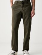 Aeronautica Militare pantaloni chinos pentru bărbați din bumbac cu elastan