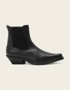 AllSaints botine pentru femei din piele Carter Chelsea