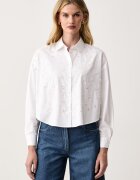 Armani Exchange cămașă de damă din bumbac