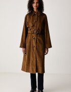 Barbour trenci pentru femei din catifea reiată Antonella