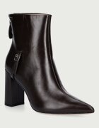 BOSS botine pentru femei din piele Miah