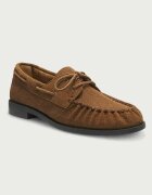 BOSS mocasini pentru femei din piele întoarsă Lycia
