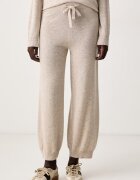 BOSS pantaloni de trening pentru femei din cașmir Fylindra