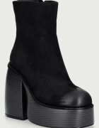 Buffalo botine cu toc pentru femei Heart Bootie Stack