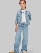Calvin Klein Jeans blugi wide leg pentru copii