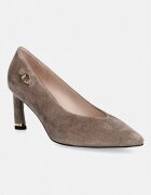 Coccinelle pantofi cu toc stiletto din piele întoarsă