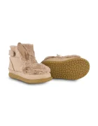 Donsje cizme de iarna pentru copii din piele intoarsa Roumi Shoes Fluffy Bunny