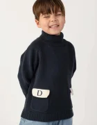 Donsje pulover cu guler înalt pentru copii din bumbac Stenn Sweater