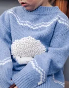 Donsje pulover pentru bebeluși din lână merino Selwyn Merino Wool Sweater Lammy