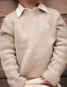 Donsje pulover pentru copii din lână merino Geeratz Merino Wool Sweater Mountain