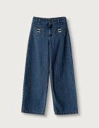Elisabetta Franchi blugi wide leg pentru copii