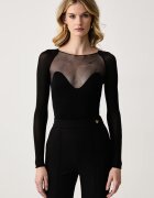 Elisabetta Franchi body pentru femei cu vâscoză