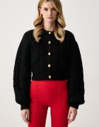 Elisabetta Franchi cardigan pentru femei cu lână de alpaca