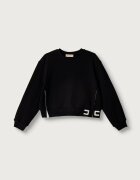Elisabetta Franchi hanorac oversized pentru copii din bumbac
