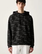 Emporio Armani hanorac cu glugă pentru bărbați cu bumbac