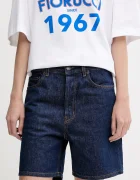 Fiorucci pantaloni scurți din denim Deep Blue Denim Shorts