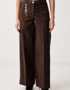 Fracomina pantaloni straight pentru femei din bumbac cu elastan