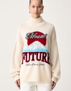 From Future pulover cu guler înalt de damă din cașmir