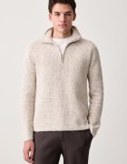 G-Star maletă pentru bărbați cu amestec de lână Double collar half zip