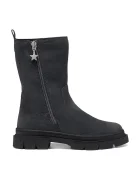 Geox botine pentru copii din piele întoarsă KARSYN
