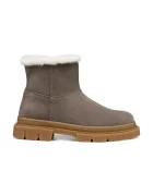 Geox botine pentru copii din piele întoarsă KARSYN