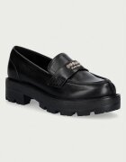 Guess mocasini pentru femei din piele YAMINA