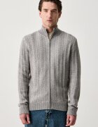 Guess pulover cu fermoar pentru bărbați cu amestec de lână Nash