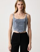 Guess top pentru femei din denim GALA