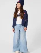 HUGO blugi wide leg pentru copii