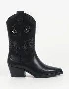 Karl Lagerfeld cizme cowboy pentru femei din piele Kadence