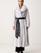 Karl Lagerfeld haină de blană artificială pentru femei KL STUDIO