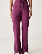 Karl Lagerfeld Jeans pantaloni straight pentru femei cu vâscoză