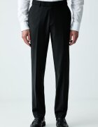 Karl Lagerfeld pantaloni de costum pentru bărbați cu lână