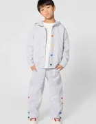 Kenzo Kids hanorac cu fermoar și glugă pentru copii din bumbac