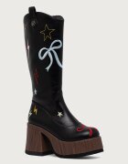 Koi Footwear cizme cu platformă pentru femei Jettison Chunky Cowboy Boots