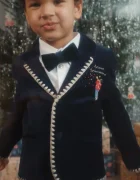 Konges Sløjd sacou cu un singur rând de nasturi pentru copii din bumbac cu elastan ROCKY BLAZER