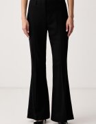 La Mania pantaloni evazați flare pentru femei din lână NOTTE