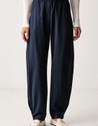 Lacoste pantaloni pentru femei cu amestec de lână