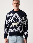 Lacoste pulover pentru bărbați cu lână