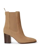 Lauren Ralph Lauren ghete scurte cu toc înalt pentru femei din nubuck Rlyn Bte Hl