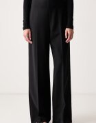 Le Privé pantaloni de costum pentru femei cu vâscoză LISON TROUSERS NOIR