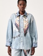 Liu Jo cămașă pentru femei din denim Selected by Gigi Hadid