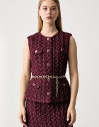 Marciano by Guess vestă pentru femei cu amestec de lână GENEVE