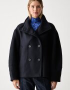 Marimekko palton scurt pentru femei cu lână