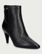 MICHAEL Michael Kors botine cu toc cui pentru femei din piele Daniela Heeled Bootie