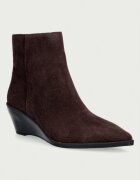 MICHAEL Michael Kors botine wedges pentru femei din piele întoarsă Austin Wedge Bootie