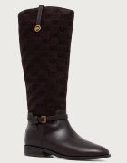 MICHAEL Michael Kors cizme pentru femei din piele Beverly Flat Boot