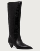 MICHAEL Michael Kors cizme pentru femei din piele Jayla Kitten Boot