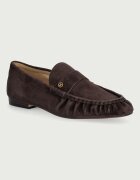 MICHAEL Michael Kors mocasini pentru femei din nubuck Jennings Ruched Loafer