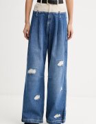 MUNTHE blugi wide leg pentru femei NEZZA